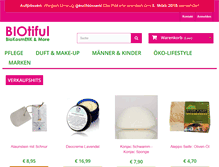 Tablet Screenshot of biotiful.at